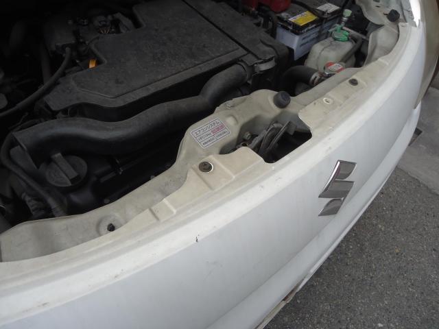 フロント廻り修理　アルト　ＨＢＤ－ＨＡ２５Ｖ　Ｈ２２年式　ご新規様　初来店　大阪市　車検　修理　鈑金　塗装　事故修理　パーツ持込取付　西成区　阿倍野区　住吉区　住之江区　