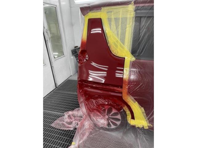 右リヤ廻り修理　ソリオ　ＤＢＡ－ＭＡ１５Ｓ　Ｈ２７年式　ご新規様　初来店　大阪市　車検　修理　鈑金　塗装　事故修理　パーツ持込取付　西成区　阿倍野区　住吉区　住之江区　