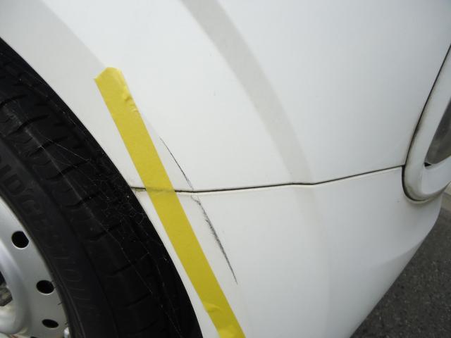 右フロント廻り修理　アルト　ＨＢＤ－ＨＡ３６Ｖ　Ｈ２９年式　ご新規様　初来店　大阪市　車検　修理　鈑金　塗装　事故修理　パーツ持込取付　西成区　阿倍野区　住吉区　住之江区　