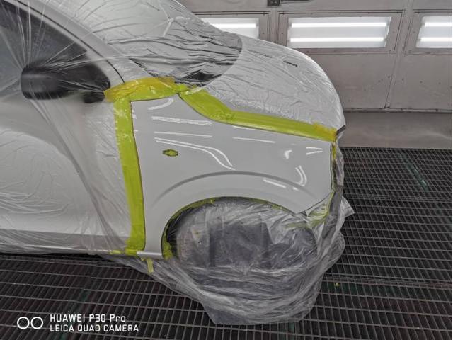 右フロント廻り修理　アルト　ＨＢＤ－ＨＡ３６Ｖ　Ｈ２９年式　ご新規様　初来店　大阪市　車検　修理　鈑金　塗装　事故修理　パーツ持込取付　西成区　阿倍野区　住吉区　住之江区　