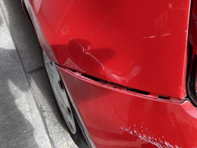 左リヤ廻り修理　フィアット５００　３ＢＡ－３１２１２　Ｒ３年式　ご新規様　初来店　大阪市　車検　修理　鈑金　塗装　事故修理　パーツ持込取付　西成区　阿倍野区　住吉区　住之江区　