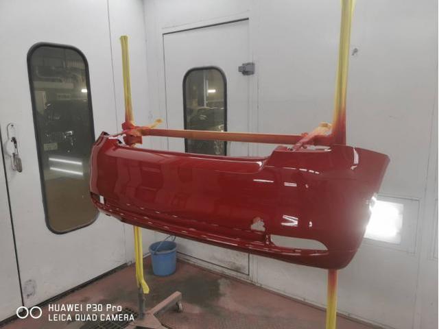 左リヤ廻り修理　フィアット５００　３ＢＡ－３１２１２　Ｒ３年式　ご新規様　初来店　大阪市　車検　修理　鈑金　塗装　事故修理　パーツ持込取付　西成区　阿倍野区　住吉区　住之江区　