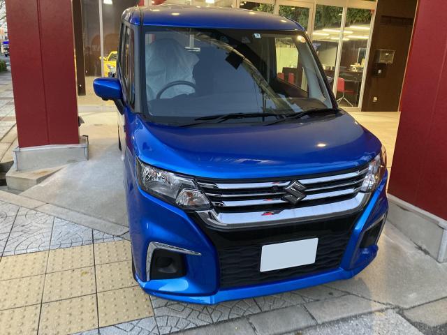 右スライドドア修理　ソリオ　５ＡＡ－ＭＡ３７Ｓ　Ｒ３年式　ご新規様　初来店　大阪市　車検　修理　鈑金　塗装　事故修理　パーツ持込取付　西成区　阿倍野区　住吉区　住之江区　