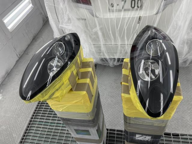 ヘッドライト修理　エリーゼ　ご新規様　初来店　大阪市　車検　修理　鈑金　塗装　事故修理　パーツ持込取付　西成区　阿倍野区　住吉区　住之江区　