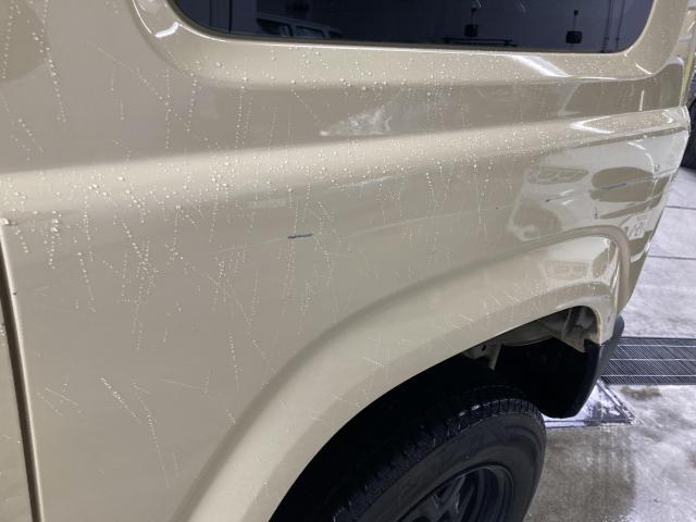 左サイド修理　ジムニー　３ＢＡ－ＪＢ６４Ｗ　Ｒ１年式　ご新規様　初来店　大阪市　車検　修理　鈑金　塗装　事故修理　パーツ持込取付　西成区　阿倍野区　住吉区　住之江区　