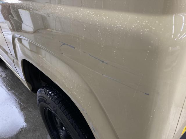 左サイド修理　ジムニー　３ＢＡ－ＪＢ６４Ｗ　Ｒ１年式　ご新規様　初来店　大阪市　車検　修理　鈑金　塗装　事故修理　パーツ持込取付　西成区　阿倍野区　住吉区　住之江区　