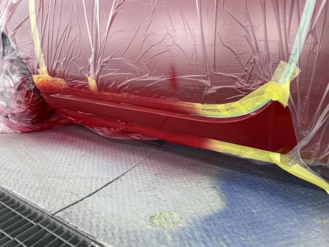 ボディ廻り修理　フィアット５００Ｃ　３ＢＡ－３１２１２　Ｒ３年式　ご新規様　初来店　大阪市　車検　修理　鈑金　塗装　事故修理　パーツ持込取付　西成区　阿倍野区　住吉区　住之江区　
 
