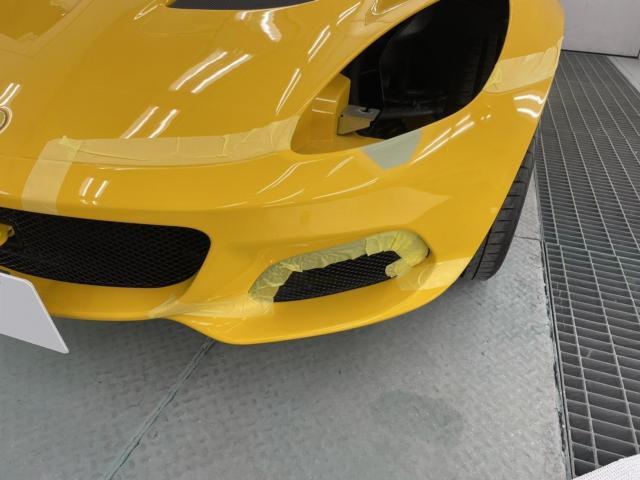 フロントシェル修理　エリーゼ　ご新規様　初来店　大阪市　車検　修理　鈑金　塗装　事故修理　パーツ持込取付　西成区　阿倍野区　住吉区　住之江区　