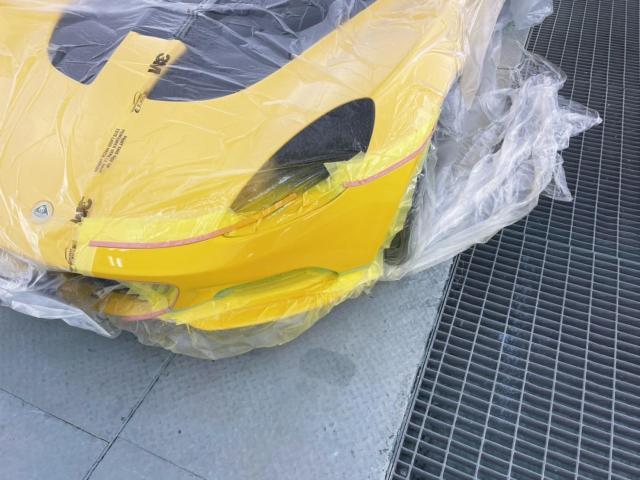 フロントシェル修理　エリーゼ　ご新規様　初来店　大阪市　車検　修理　鈑金　塗装　事故修理　パーツ持込取付　西成区　阿倍野区　住吉区　住之江区　