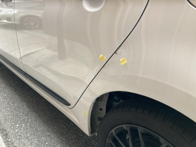 左サイド修理　Ｎ・ＯＮＥ　６ＢＡ－ＪＧ３　ご新規様　初来店　大阪市　車検　修理　鈑金　塗装　事故修理　パーツ持込取付　西成区　阿倍野区　住吉区　住之江区　