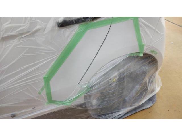 左サイド修理　Ｎ・ＯＮＥ　６ＢＡ－ＪＧ３　ご新規様　初来店　大阪市　車検　修理　鈑金　塗装　事故修理　パーツ持込取付　西成区　阿倍野区　住吉区　住之江区　