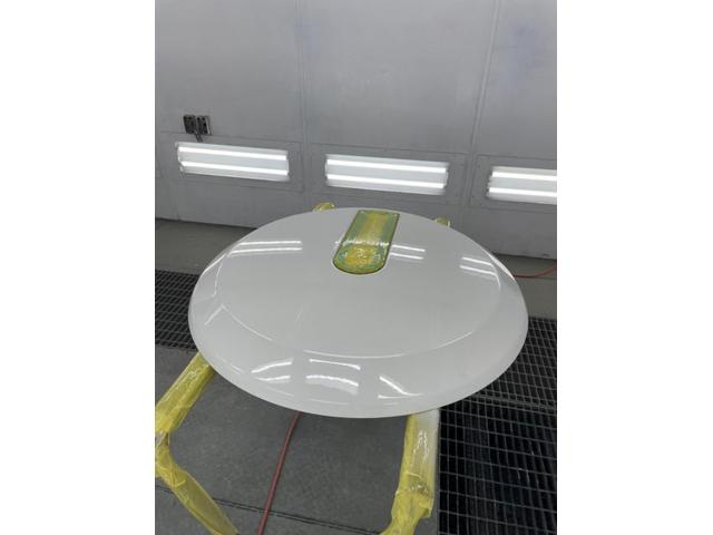 スペアタイヤカバー修理　メルセデスベンツG３５０ｄ　ご新規様　初来店　大阪市　車検　修理　鈑金　塗装　事故修理　パーツ持込取付　西成区　阿倍野区　住吉区　住之江区　