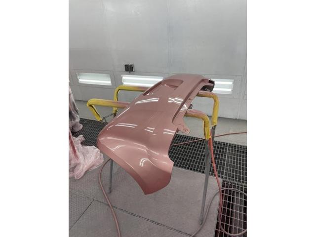 左リヤ廻り修理　アルトラパン　ＤＢＡ－ＨＥ２２Ｓ　Ｈ２１年式　ご新規様　初来店　大阪市　車検　修理　鈑金　塗装　事故修理　パーツ持込取付　西成区　阿倍野区　住吉区　住之江区　