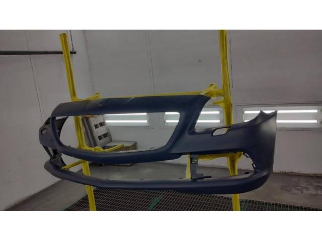 左フロント廻り修理　ベンツＳＬＫ２００　ＤＢＡ－１７２４４８　Ｈ２５年式　ご新規様　初来店　大阪市　車検　修理　鈑金　塗装　事故修理　パーツ持込取付　西成区　阿倍野区　住吉区　住之江区　