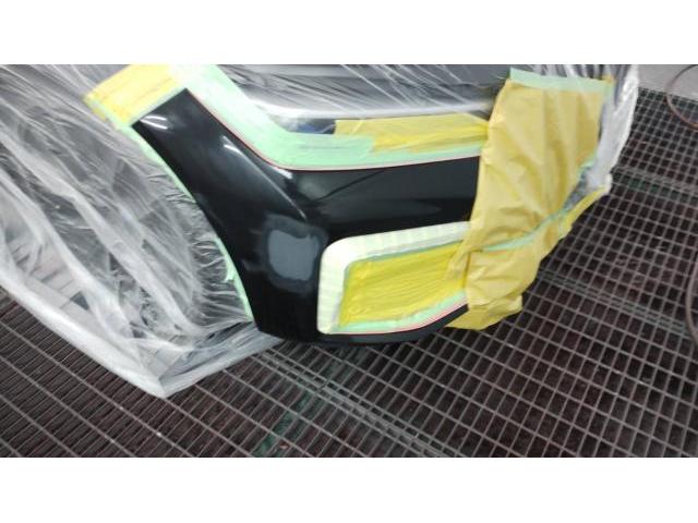 フロントバンパー修理　ＢＭＷ７４５e　３ＬＡ－７Ｄ３０　Ｒ１年式　ご新規様　初来店　大阪市　車検　修理　鈑金　塗装　事故修理　パーツ持込取付　西成区　阿倍野区　住吉区　住之江区　