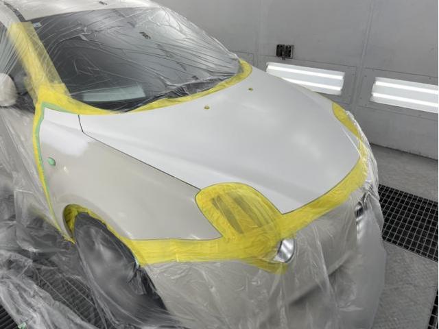 フロント廻り修理　アルファロメオ　ミト　ご新規様　初来店　大阪市　車検　修理　鈑金　塗装　事故修理　パーツ持込取付　西成区　阿倍野区　住吉区　住之江区　