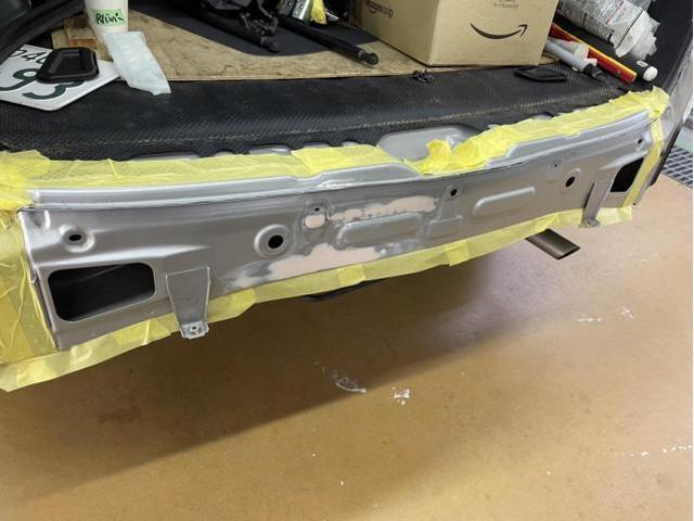 リヤ廻り修理　サクシード　ＤＢＥ－ＮＣＰ１６０Ｖ　Ｈ２６年式　ご新規様　初来店　大阪市　車検　修理　鈑金　塗装　事故修理　パーツ持込取付　西成区　阿倍野区　住吉区　住之江区　