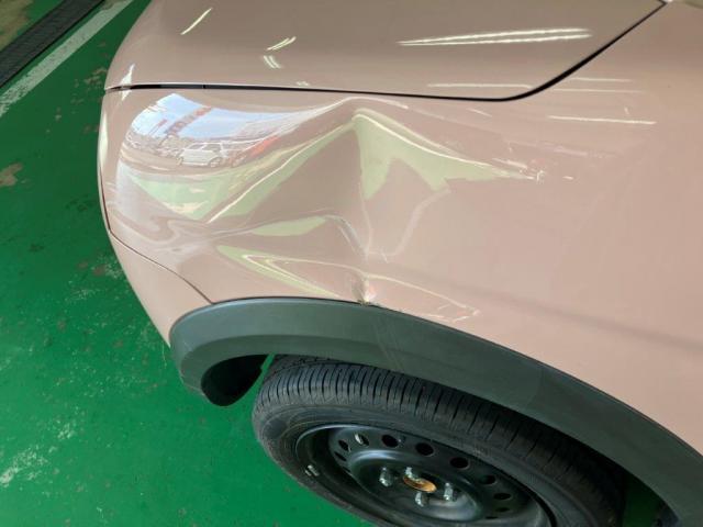 ボディ廻り修理　アルトラパン　ＤＢＡ－ＨＥ３３Ｓ　ご新規様　初来店　大阪市　車検　修理　鈑金　塗装　事故修理　パーツ持込取付　西成区　阿倍野区　住吉区　住之江区　