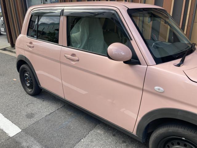 ボディ廻り修理　アルトラパン　ＤＢＡ－ＨＥ３３Ｓ　ご新規様　初来店　大阪市　車検　修理　鈑金　塗装　事故修理　パーツ持込取付　西成区　阿倍野区　住吉区　住之江区　