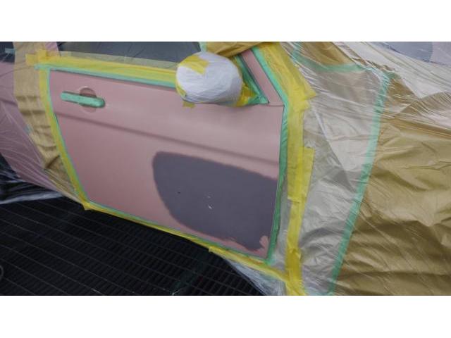 ボディ廻り修理　アルトラパン　ＤＢＡ－ＨＥ３３Ｓ　ご新規様　初来店　大阪市　車検　修理　鈑金　塗装　事故修理　パーツ持込取付　西成区　阿倍野区　住吉区　住之江区　