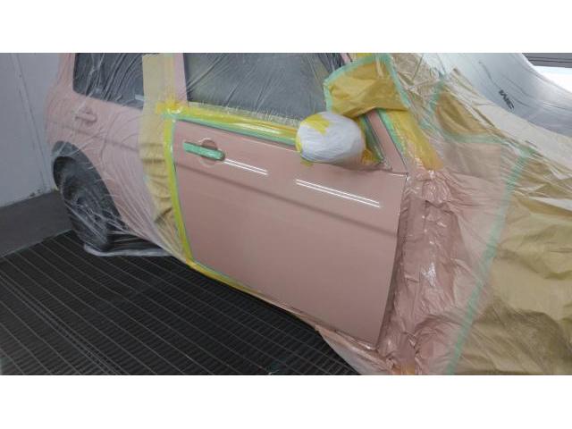 ボディ廻り修理　アルトラパン　ＤＢＡ－ＨＥ３３Ｓ　ご新規様　初来店　大阪市　車検　修理　鈑金　塗装　事故修理　パーツ持込取付　西成区　阿倍野区　住吉区　住之江区　