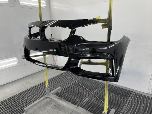フロント廻り修理 BMW420i H26年式 ご新規様 初来店 大阪市 車検 修理 鈑金 塗装 事故修理 パーツ持込取付 西成区 阿倍野区 住吉区 住之江区