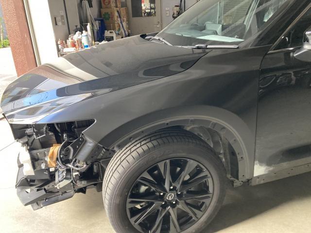 左サイド修理 CX-8 6BA-KG5P R4年式 ご新規様 初来店 大阪市 車検 修理 鈑金 塗装 事故修理 パーツ持込取付 西成区 阿倍野区 住吉区 住之江区