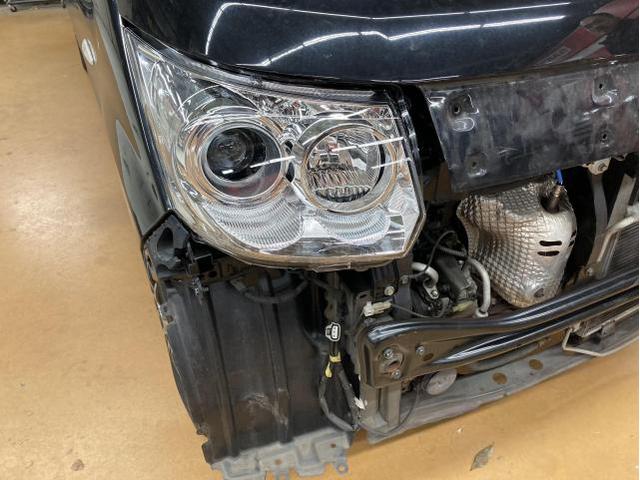 右フロント廻り修理　ムーヴ　ＤＢＡ－Ｌ１７５Ｓ　ご新規様　初来店　大阪市　車検　修理　鈑金　塗装　事故修理　パーツ持込取付　西成区　阿倍野区　住吉区　住之江区　