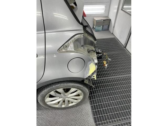 左リヤ廻り修理 スイフト DBA-ZC72S H26年式 ご新規様 初来店 大阪市 車検 修理 鈑金 塗装 事故修理 パーツ持込取付 西成区 阿倍野区 住吉区 住之江区