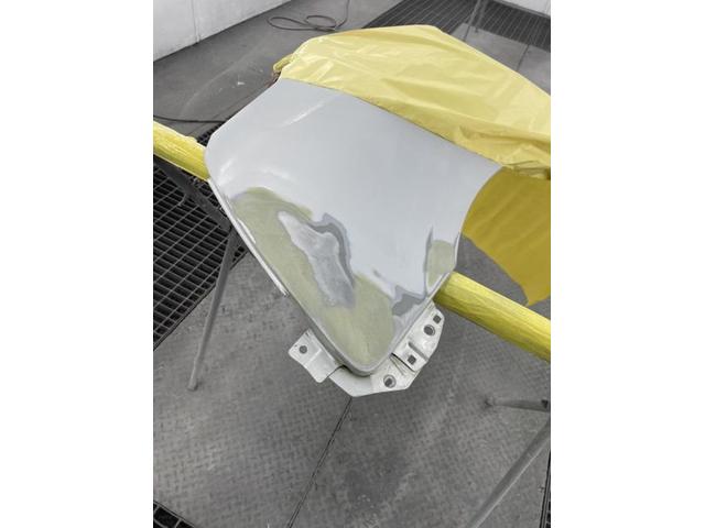 左フロント廻り修理　ノア　ＤＢＡ－ＺＲＲ７０Ｇ　ご新規様　初来店　大阪市　車検　修理　鈑金　塗装　事故修理　パーツ持込取付　西成区　阿倍野区　住吉区　住之江区　