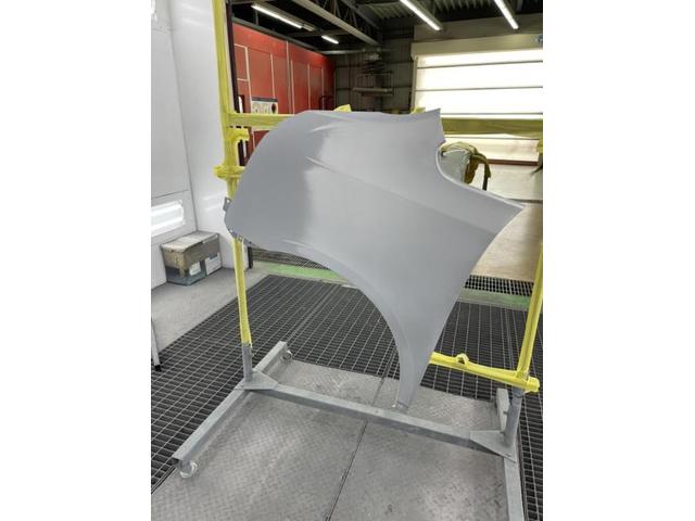 左フロント廻り修理　ノア　ＤＢＡ－ＺＲＲ７０Ｇ　ご新規様　初来店　大阪市　車検　修理　鈑金　塗装　事故修理　パーツ持込取付　西成区　阿倍野区　住吉区　住之江区　