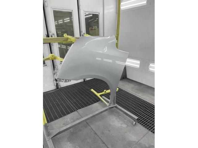 左フロント廻り修理　ノア　ＤＢＡ－ＺＲＲ７０Ｇ　ご新規様　初来店　大阪市　車検　修理　鈑金　塗装　事故修理　パーツ持込取付　西成区　阿倍野区　住吉区　住之江区　