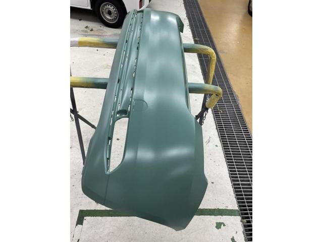 リヤバンパー修理　フィアット５００　Ｒ３年式　ご新規様　初来店　大阪市　車検　修理　鈑金　塗装　事故修理　パーツ持込取付　西成区　阿倍野区　住吉区　住之江区　