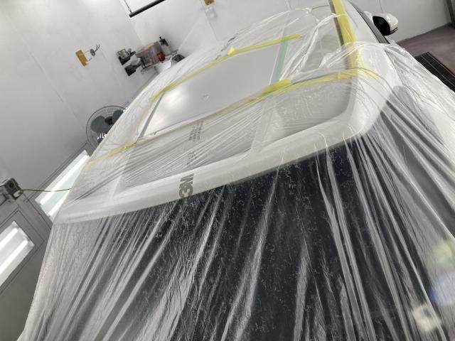 ルーフ修理 CH-R DAA-ZYX10 H29年式 ご新規様 初来店 大阪市 車検 修理 鈑金 塗装 事故修理 パーツ持込取付 西成区 阿倍野区 住吉区 住之江区