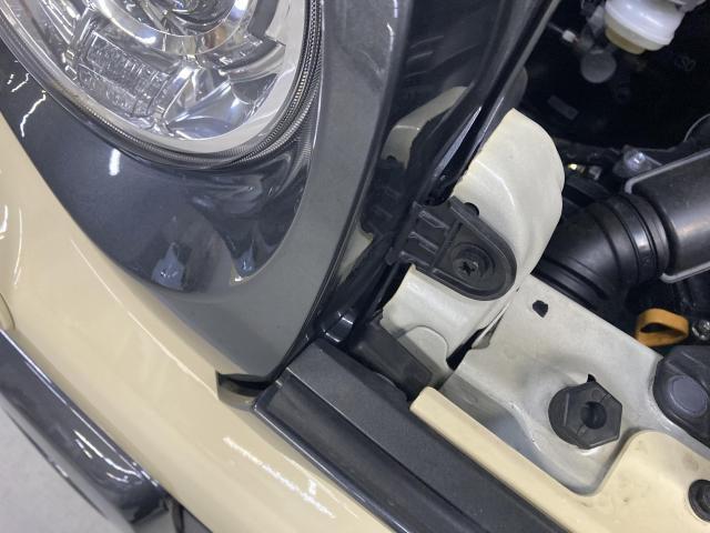 フロント廻り修理　スペーシアギア　４ＡＡ－ＭＫ５３Ｓ　Ｒ５年式　ご新規様　初来店　大阪市　車検　修理　鈑金　塗装　事故修理　パーツ持込取付　西成区　阿倍野区　住吉区　住之江区　