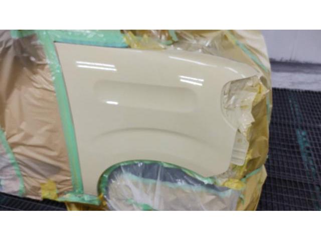 フロント廻り修理　スペーシアギア　４ＡＡ－ＭＫ５３Ｓ　Ｒ５年式　ご新規様　初来店　大阪市　車検　修理　鈑金　塗装　事故修理　パーツ持込取付　西成区　阿倍野区　住吉区　住之江区　