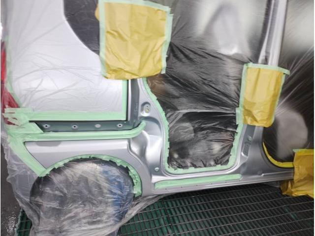 右リヤ廻り修理　タント　５ＢＡ－ＬＡ６５０Ｓ　ご新規様　初来店　大阪市　車検　修理　鈑金　塗装　事故修理　パーツ持込取付　西成区　阿倍野区　住吉区　住之江区　