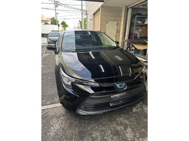 トヨタ　カローラツーリング　保険修理　塗装　純正新品部品交換　レンタカー　