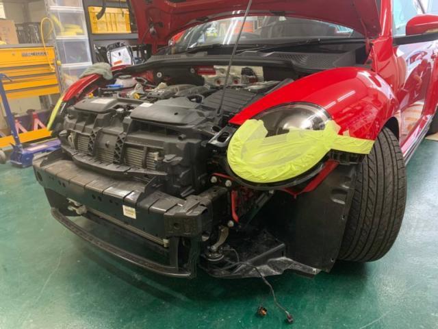 【フォルクスワーゲン ビートル】板金・外装補修