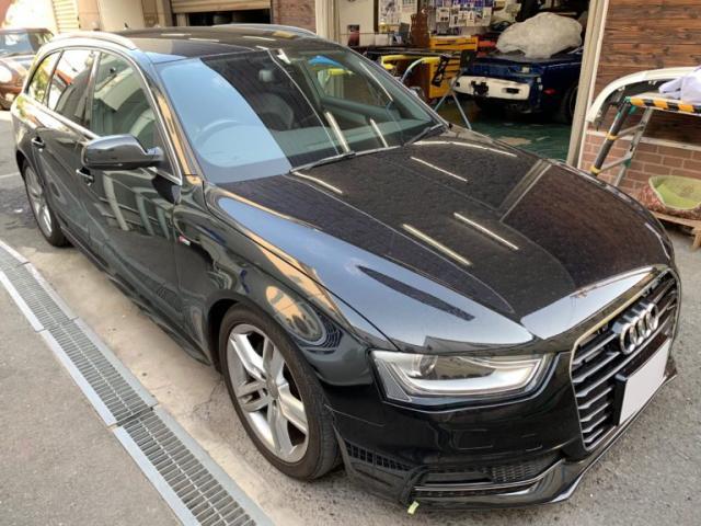 【アウディ　Ａ４】キズ・へこみ直し