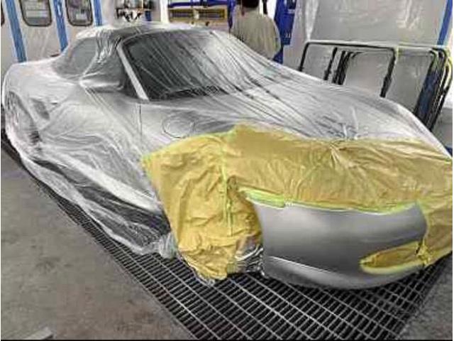 【ポルシェ　ボクスター】キズ・へこみ直し