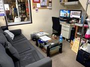 待合室になります。作業中はこちらでお待ちください