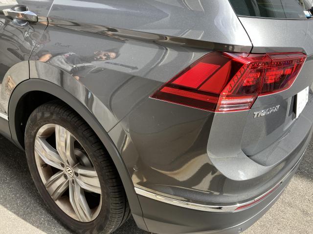 フォルクスワーゲン　ティグアン　板金・外装補修　右リヤクォーター　京都府　京都市　輸入車　外車　修理　車検　メンテナンス　カスタム　タイヤ交換　宇治市　長岡京市　亀岡市　大津市　草津市　守山市　栗東市　茨木市　高槻市　奈良市