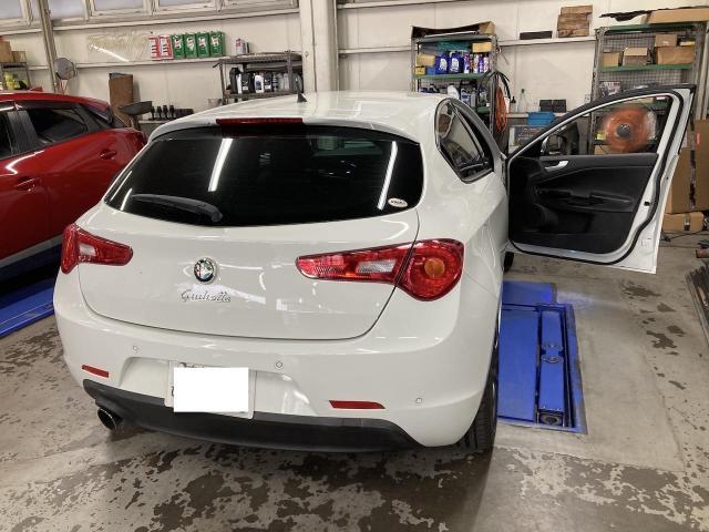 アルファロメオ ジュリエッタ その他修理・整備 京都府 京都市 輸入車 外車 修理 車検 メンテナンス カスタム タイヤ交換 宇治市 長岡京市 亀岡市 大津市 草津市 守山市 栗東市 茨木市 高槻市 奈良市