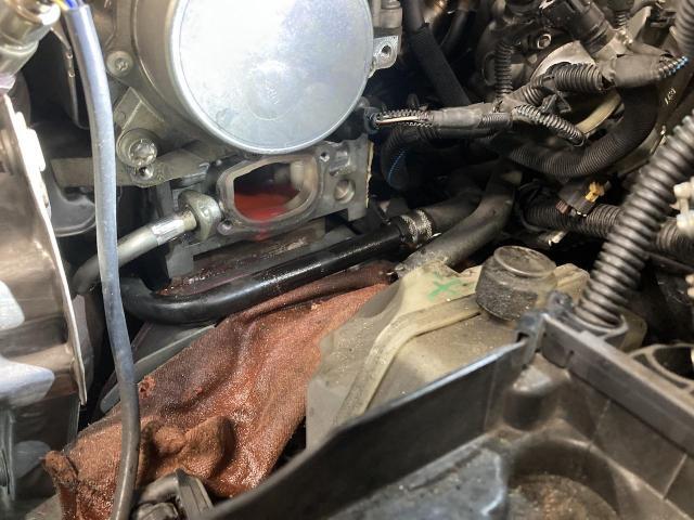 アルファロメオ　ジュリエッタ　エンジン関連修理・整備　オーバーヒート　冷却水漏れ　クーラント漏れ　京都府　京都市　輸入車　外車　修理　車検　メンテナンス　カスタム　タイヤ交換　宇治市　長岡京市　亀岡市　大津市　草津市　守山市　栗東市　茨木市