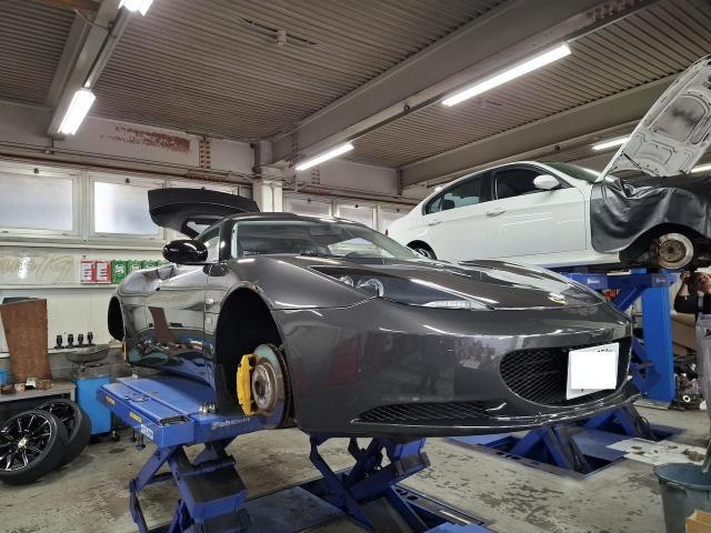 ロータス　エヴォーラ　法定点検　12ヶ月点検　京都府　京都市　輸入車　外車　修理　車検　メンテナンス　カスタム　タイヤ交換　宇治市　長岡京市　亀岡市　大津市　草津市　守山市　栗東市　茨木市　高槻市　奈良市