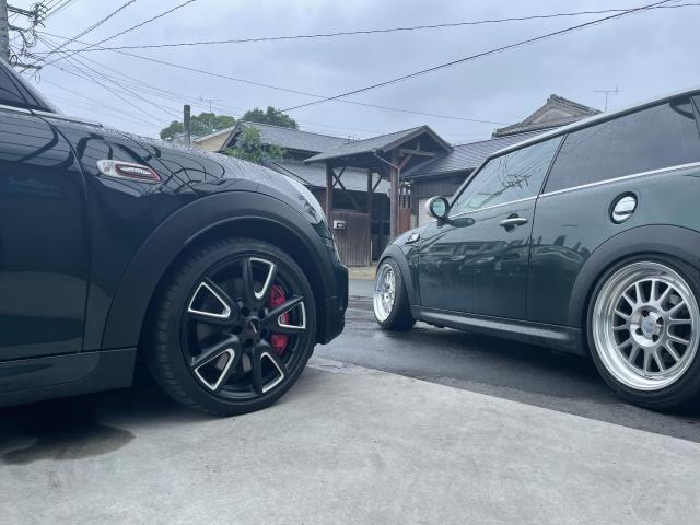 MINI　R56クーパーS　タイヤ交換　ホイール交換　福岡県　古賀市　福岡市　福津市　宗像市　