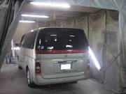 鈑金塗装も行っております。車検時に気になるキズやへこみをお気軽にご相談下さい。