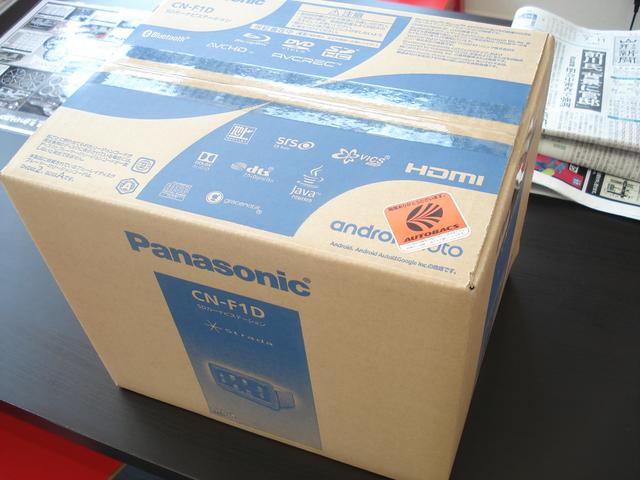 山形県酒田市ジャックロード、部品持込み作業、カーナビ取付。パナソニック９インチナビ