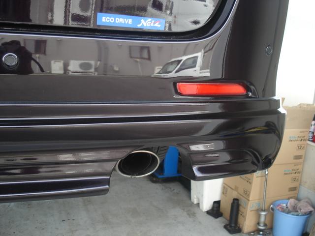 山形県酒田市、部品持込大歓迎ジャックロード、トヨタ・ヴェルファイアに部品持込みにてマフラー交換作業依頼。